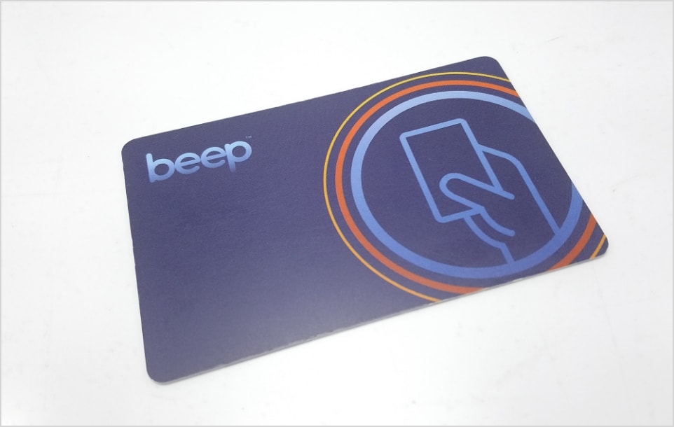 beep cardを使用したキャッシュレス決済にも対応