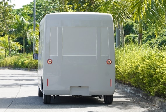4-wheel electric minibus 